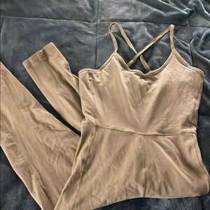 Old Navy Tan Jumpsuit